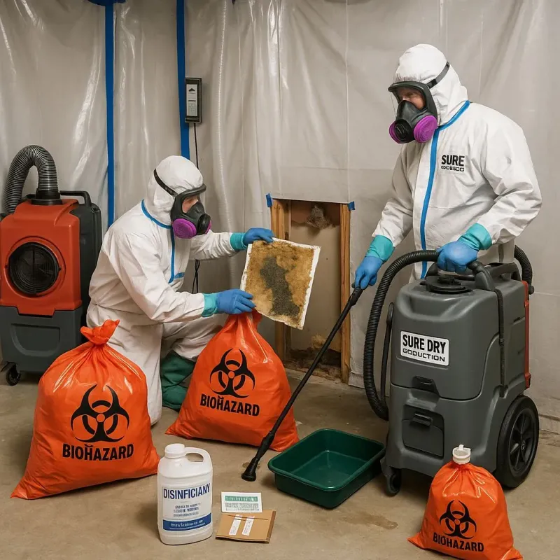 Contaminated Water Handling Protocols process in San Antonio Heights, CA