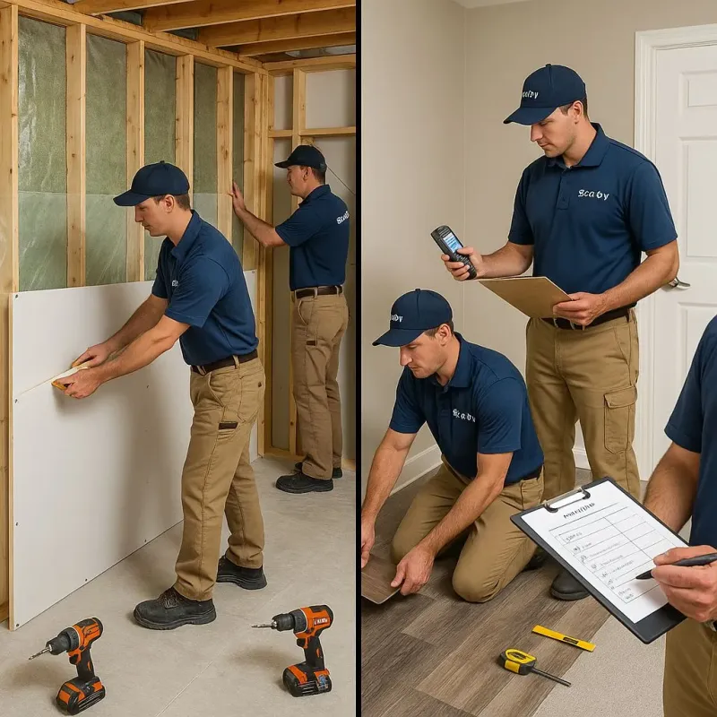 Repairs and Reconstruction process in San Antonio Heights, CA