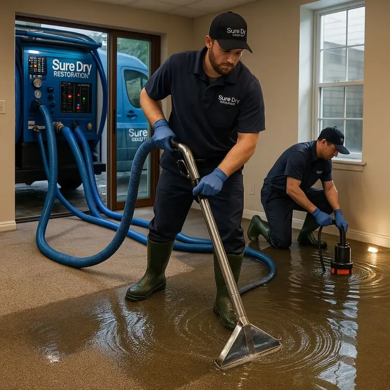Water Extraction and Removal process in San Antonio Heights, CA